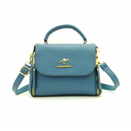 фото Сумка кросс-боди porfetto xuanyudaishu prft100209blue, фактура зернистая, синий