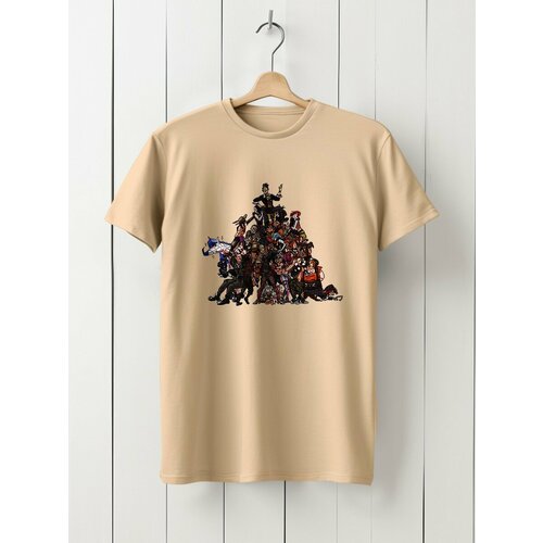 фото Футболка hypnotica, размер 3xl, бежевый