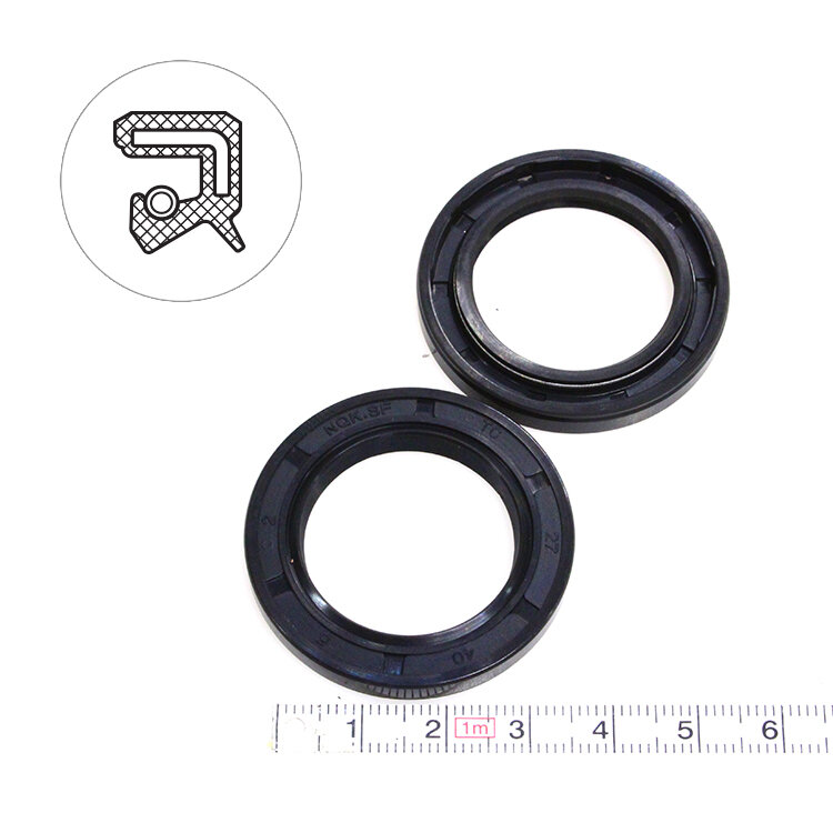 Манжета армированная (Сальник) 27х40х5 (тип 2 / TC) 70NBR (упаковка 10 шт.)