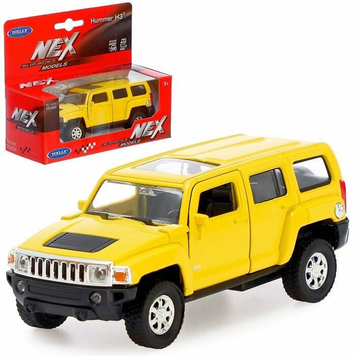 Модель машины Welly Hummer H3, 1:34-39 (43629)