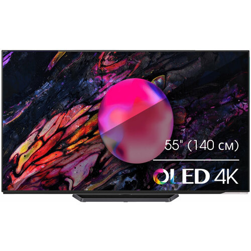 Телевизор OLED Hisense 55 55A85K черный 4K Ultra HD 120Hz DVB-T DVB-T2 DVB-C DVB-S DVB-S2 USB WiFi Smart TV RUS 12852000₽