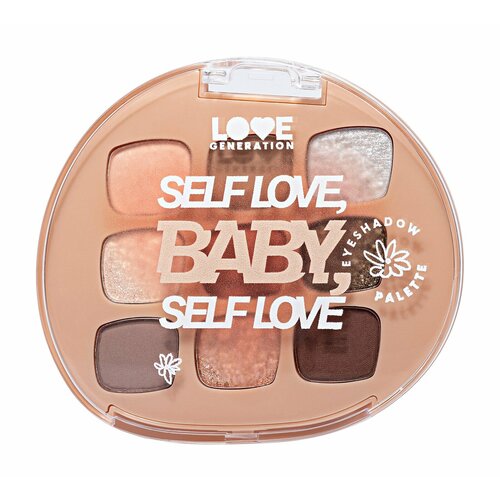 LOVE GENERATION Палетка теней для век Self love, baby, Self love, 7,2 г, 01