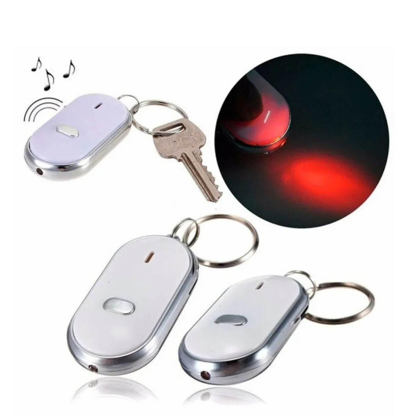 Брелок для ключей с функцией поиска Key Finder /Маленький брелок фонарик