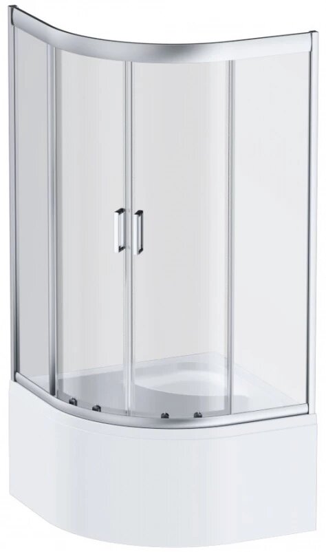 Душевой уголок 90x90 см Am.Pm Gem W90G-401A090WT прозрачное