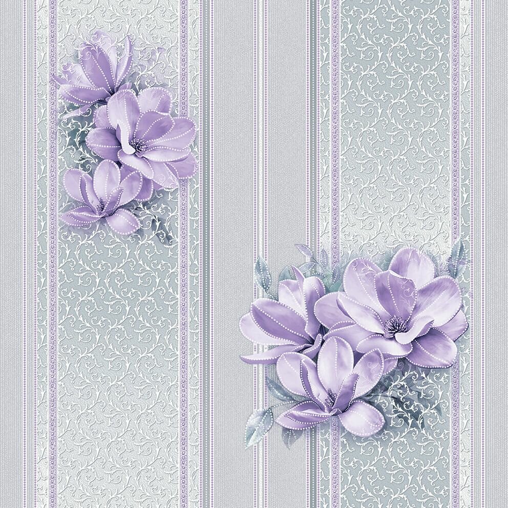фото Обои с акриловой пеной Гомель Фокс "Беатрис" сиреневый 11195