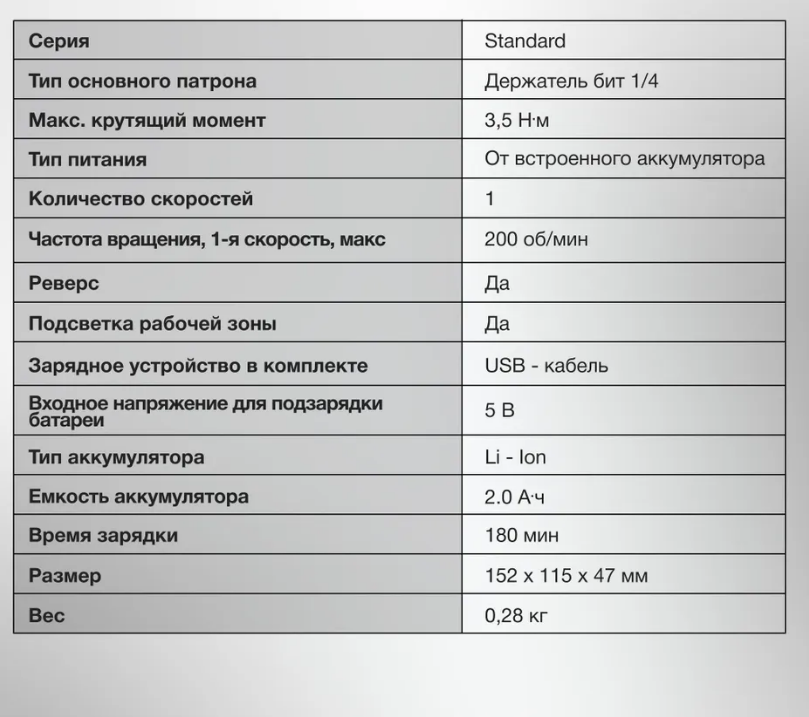 Аккумуляторная отвертка Starwind SCS-6-4-1 (KWSD08) - фото №6