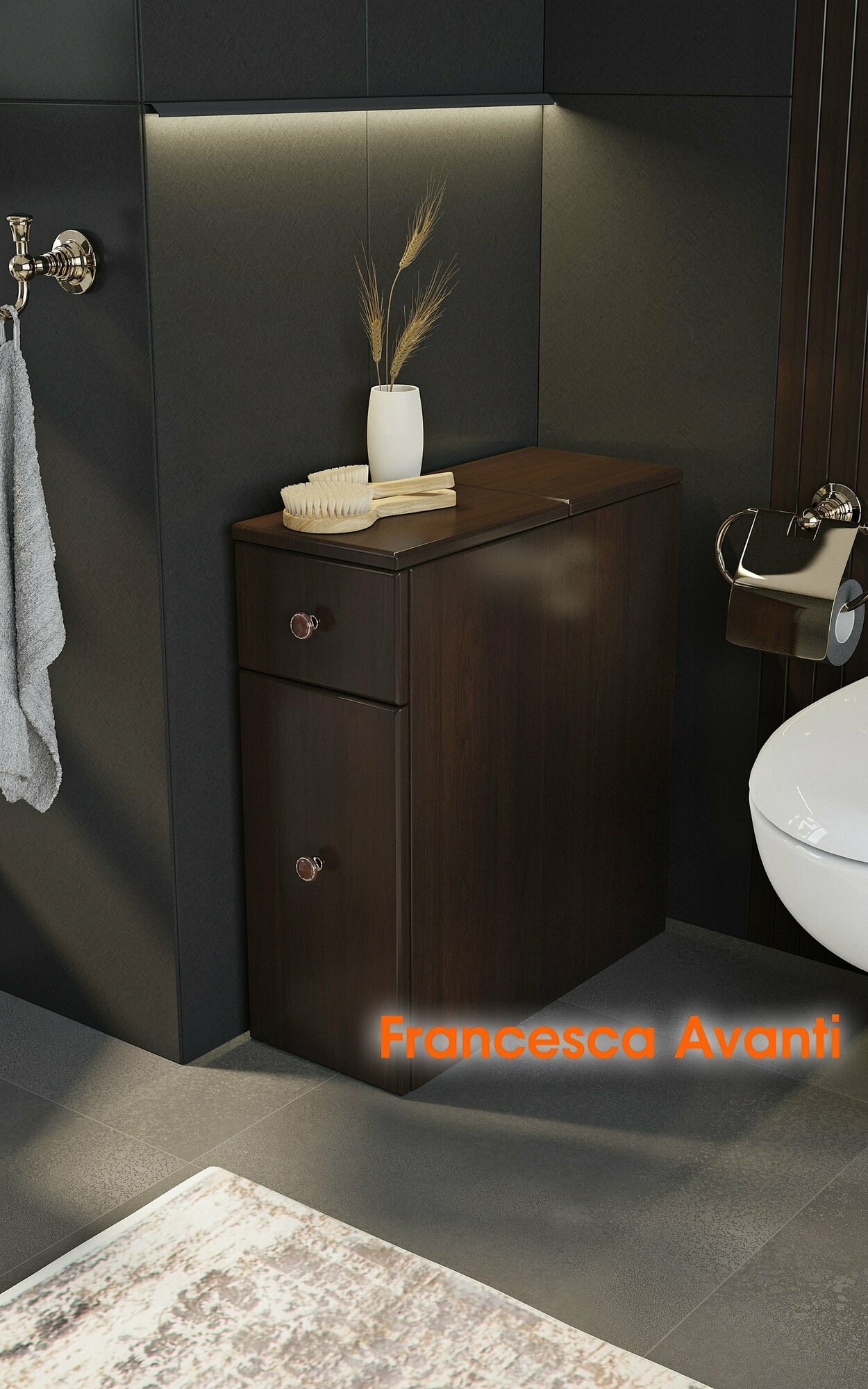 фото Тумба напольная Francesca Avanti Аврора 21 венге