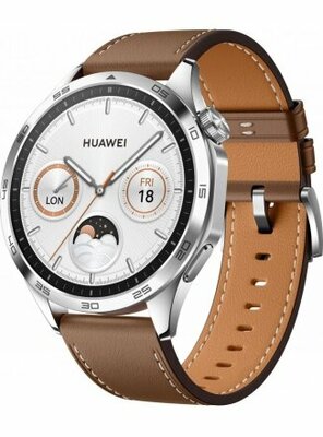 Huawei Watch GT 4 46 мм NFC (Phoinix-B19L/5502BGX), коричневый