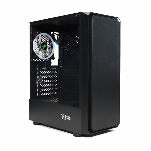 Корпус BaseTech eXtreme GFX-03 ATX, Midi-Tower, без БП черный (BT-GFX-03-MESH-1F-RGB)