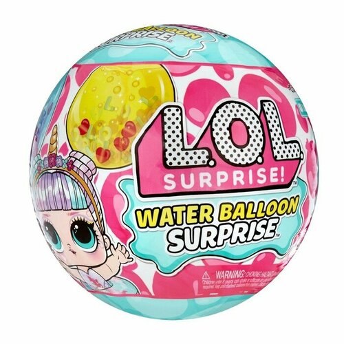 шарики гелиевые кукла lol с цифрой MGA Entertainment Кукла в шаре Water Balloon, с аксессуарами