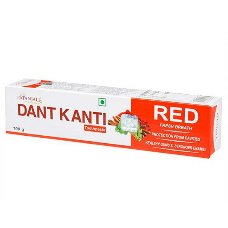 Зубная паста Ред Патанжали (Red Patanjali), 100 грамм