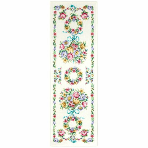 Дорожка настольная (льняная), Павловопосадские платки, 2023 