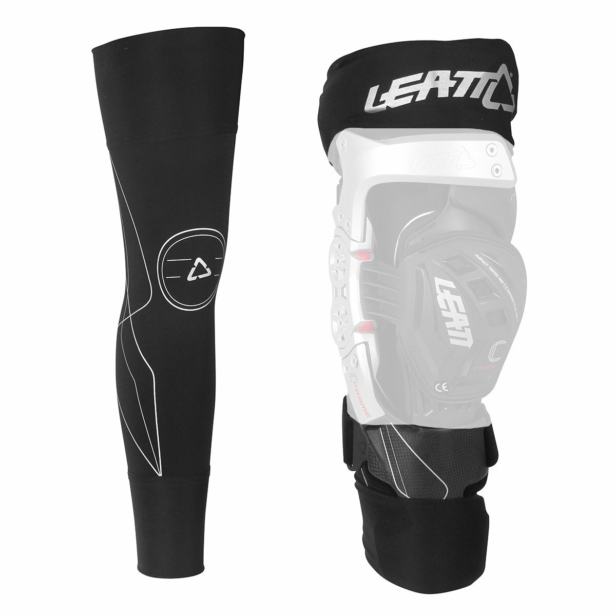 Чулки Leatt Knee Brace Sleeve (Black, XXL, 2024 (5015100102))