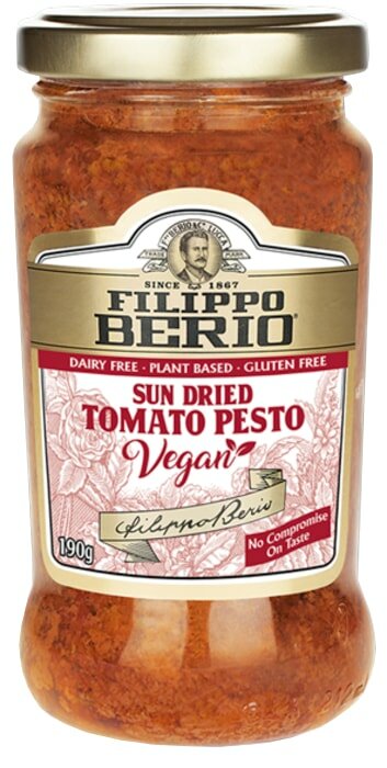 Соус Fillipo Berio Vegan Песто с вялеными томатами 190г