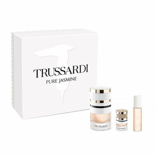 Trussardi Женский Pure Jasmine Набор: парфюмированная вода (edp) 60мл, миниатюра 7мл, сменный флакон (refill) 10мл trussardi pure jasmine парфюмерная вода 90мл