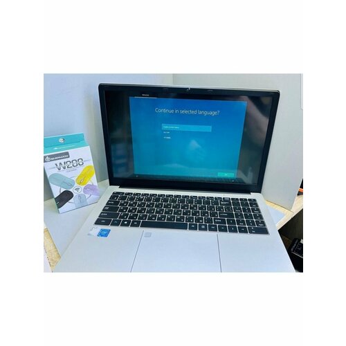 Ноутбук 15.6", M2 Silver, N4000, RAM 12GB, SSD 256G