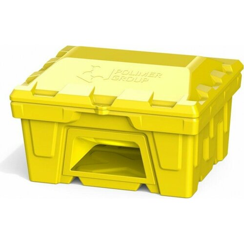 Ящик для песка и химикатов POLIMER GROUP 250 л с крышкой и дозатором