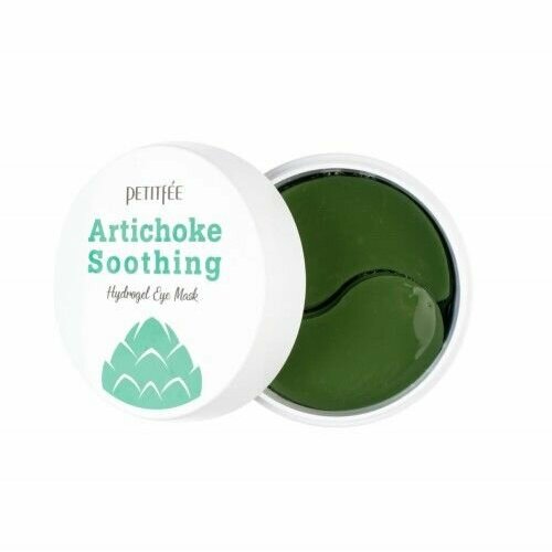 PETITFEE, Противоотёчные гидрогелевые патчи с артишоком - Artichoke soothing hydrogel eye mask