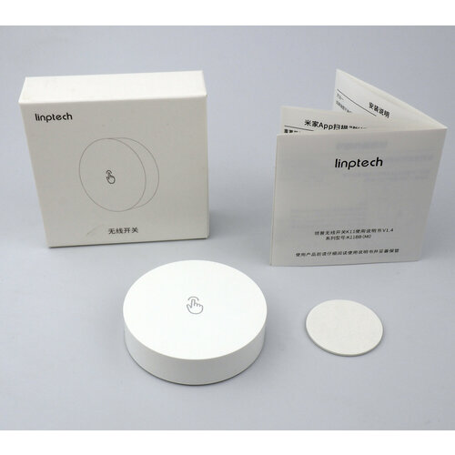 Умная кнопка Linptech Wireless Remote Control Switch K11BB с защитой от воды IPX7 для умного дома Xiaomi Mi Home китайский регион 990₽