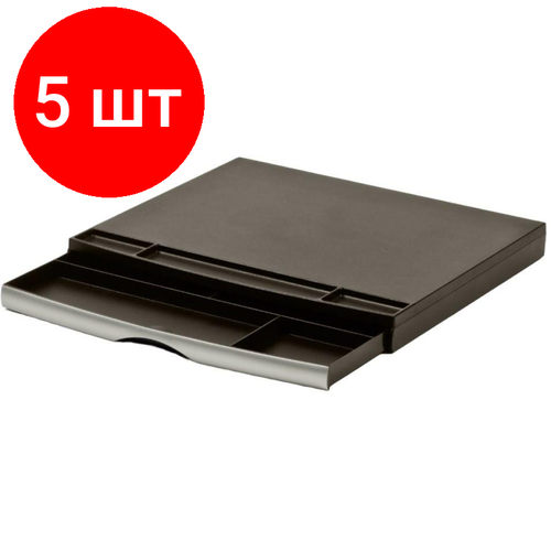 Комплект 5 штук, Подставка Profi Office д/монитора наст. мал. до15кг 01102