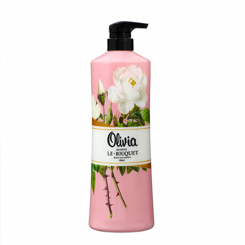 Шампунь для волос OLIVIA Reach rose essense, 1000 мл натуральный шампунь для сухих волос olje birch bud extract and keratin 1000 мл