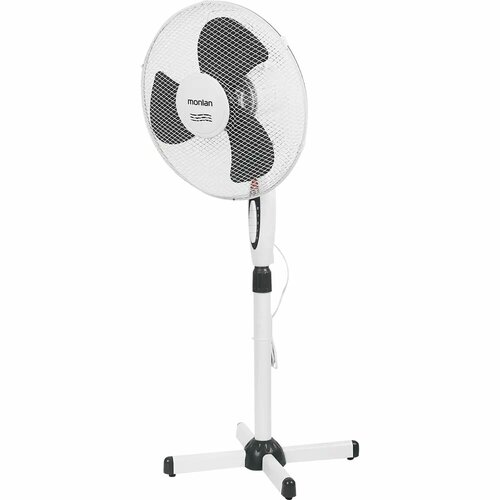Вентилятор напольный Monlan MF-50SWG 50 Вт 52 см цвет бело-серый 418400₽