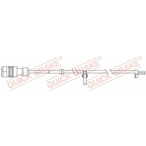 QUICK BRAKE WS0348A Датчик износа тормозных коодок PORSCHE 98661236500