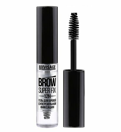 Гель для бровей суперсильной фиксации LUXVISAGE BROW SUPER FIX 12H Бесцветный