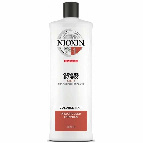 Nioxin Cleanser System 4 - Очищающий шампунь (Система 4) 1000 мл