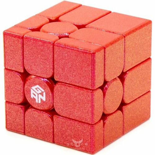 Gan Mirror Cube M / Магнитный / Красный / Зеркальный Кубик Рубика головоломка lefun mirror blocks cube 3х3х3 зеркальный арбуз