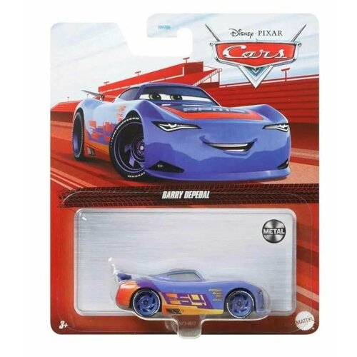 машинки из металлического сплава disney pixar тачки 3 2 дюйма 1 55 Машинка Cars Герои мультфильмов коллекционная Барри де Педал HFW73