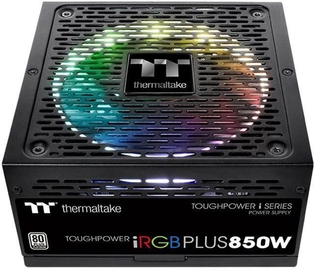 Блок питания THERMALTAKE Toughpower iRGB Plus, 850Вт, 140мм, черный, retail [ps-tpi-0850f3fdge-1] - фото №15