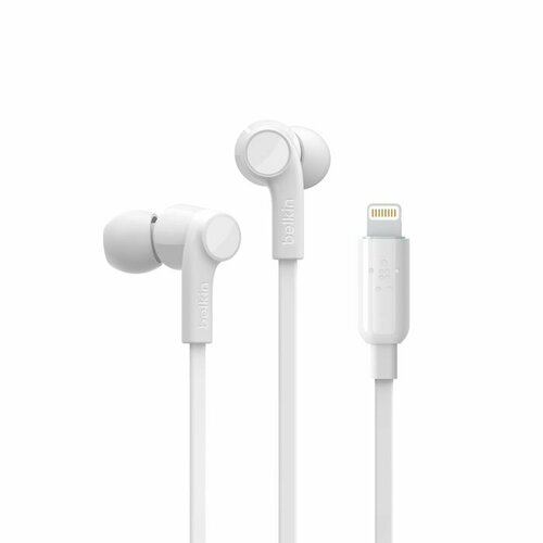 Наушники-вкладыши проводные Belkin Soundform Headphones with Lightning Connector Цвет белый 3990₽