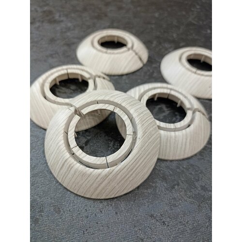 Обводы для труб декоративные 25-34 мм цвет Клен серый 5 шт 621₽