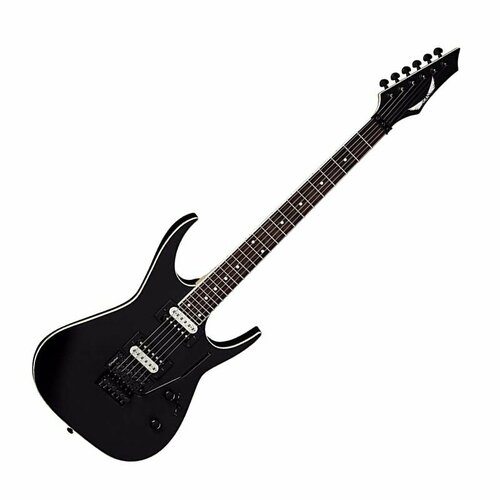 DEAN EXILEX F BKS - электрогитара, тип Superstrat, 24 лада, 25 1/2, HH, 1V+1T, цвет черный (индия) dean ml sel cbk электрогитара h h 22 лада махагон цвет черный