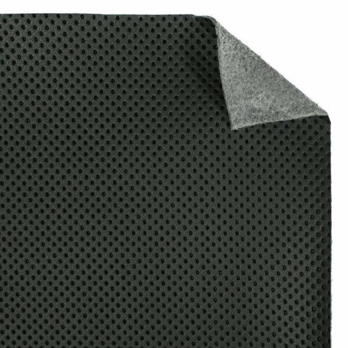 Экокожа на микрофибре для рулей Belais Nappa чёрная ширина 14 м толщина 14 мм псевдоперфорация 22624 3427₽