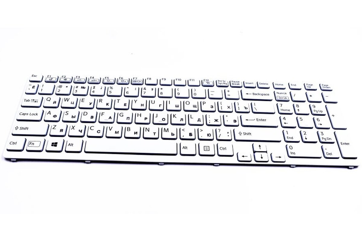 Клавиатура для Sony Vaio SVE1713L1RW ноутбука с подсветкой клавиши 347883
