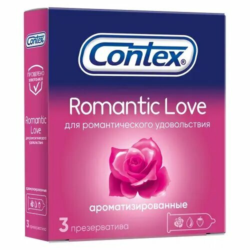 презервативы контекс романтик лав 3 шт Contex презерватив romantic love ароматизированные 3 шт. 3уп