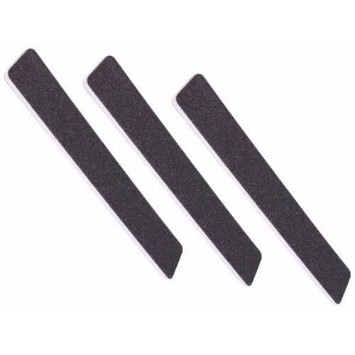 Пилка для ногтей прямая YOKO, SF 008 Р, в индивидуальной упаковке, 80/80, черная, 3 шт