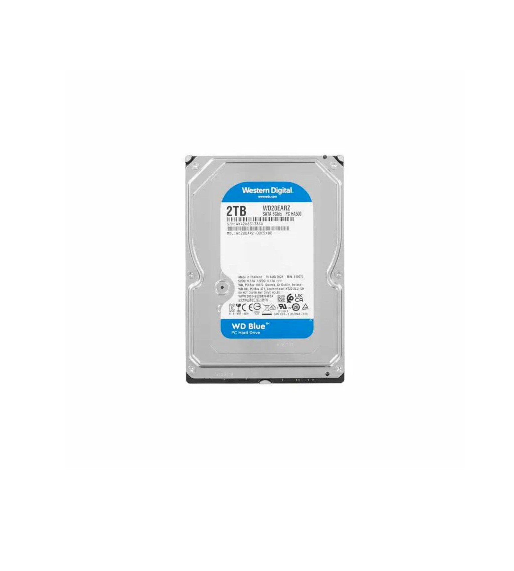 Жесткий диск SATA 2TB Western Digital WD20EARZ WD Blue 3.5" 5400rpm 64MB