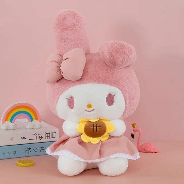 Мягкая игрушка Санрио Куроми 28 см / Sanrio Kuromi Hello Kitty 28 cm