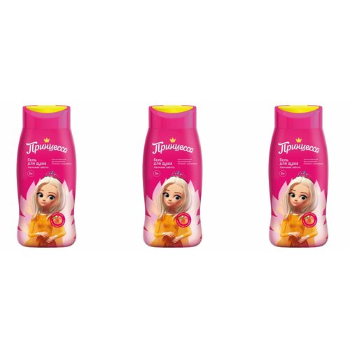 Принцесса Гель для душа Ласковая забота 250 мл 3 штуки 919₽