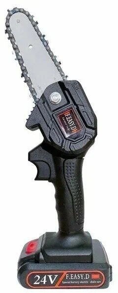 фото Мини электрическая цепная пила, портативная беспроводная обрезная пила