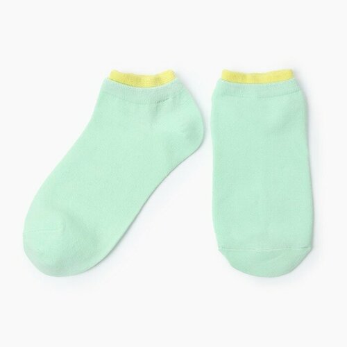 Носки HOBBY LINE, размер 36/41, зеленый женские носки minaku укороченные размер 36 41 желтый синий