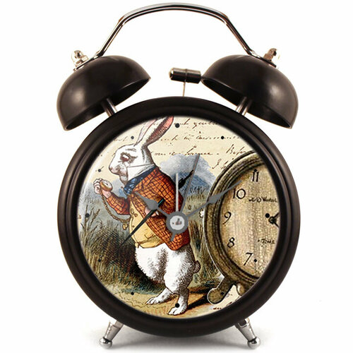 Оригинальный Будильник белый кролик 1100₽