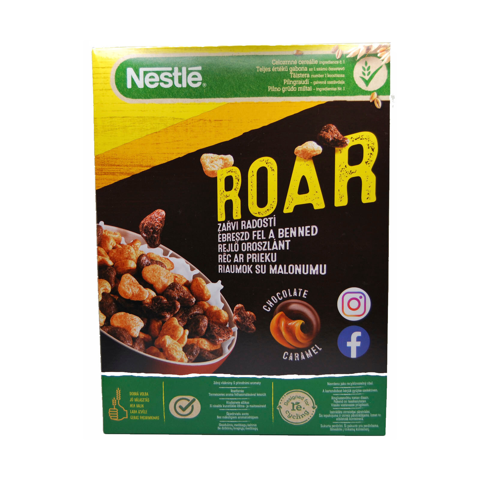 Готовый завтрак Nestle Lion Caramel и Chocolate Cereal, карамельно-шоколадный, Германия, 400 г