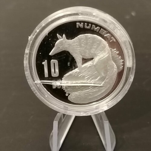 Монета 10 долларов Австралия 1995 Сумчатый муравьед