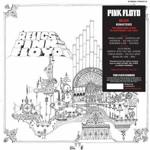 pink floyd виниловая пластинка pink floyd live european radio 1968 PINK FLOYD - RELICS (LP) виниловая пластинка