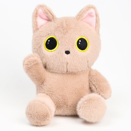 Мягкая игрушка Кот 20 см цвет бежевый 1313₽