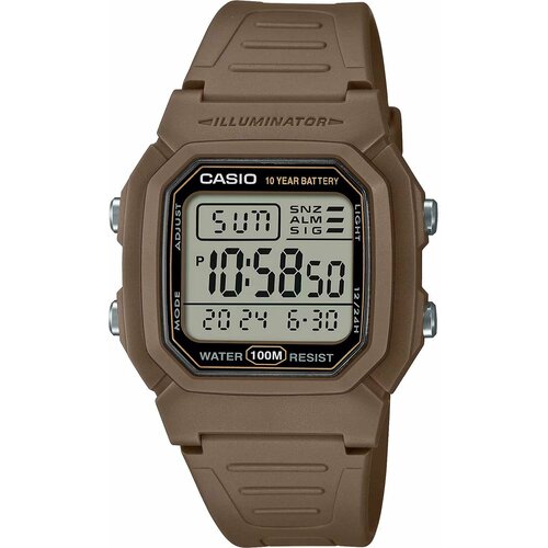 Наручные часы CASIO W-800H-5A, коричневый